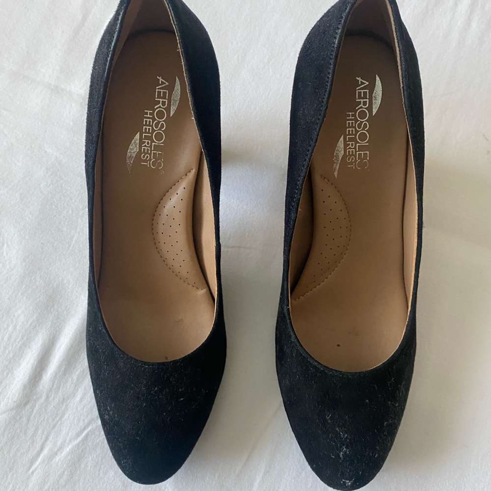 AEROSOLES Black Heeled Shoes for Women
